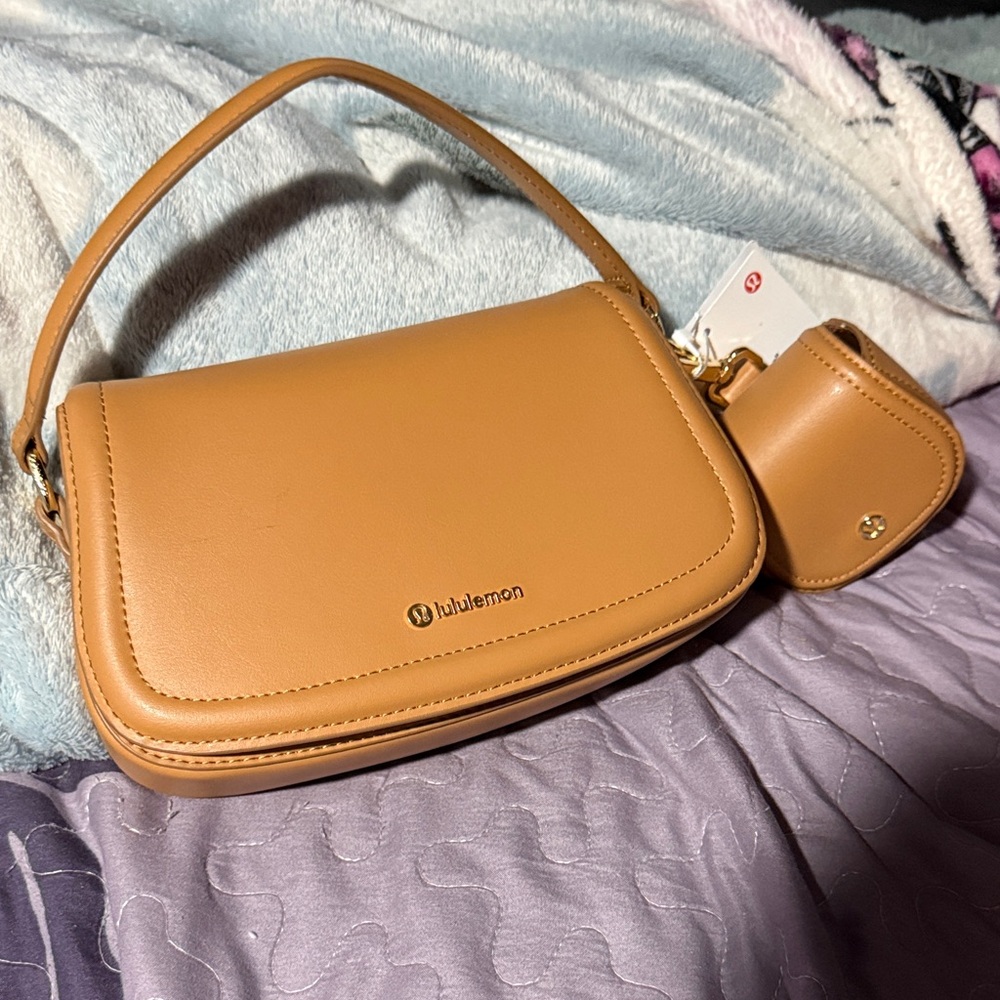 Lululemon Athletica Brown Shoulder Bag